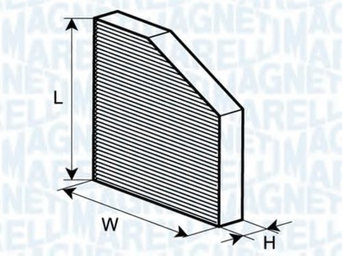 Салонный фильтр MAGNETI MARELLI 350203063540