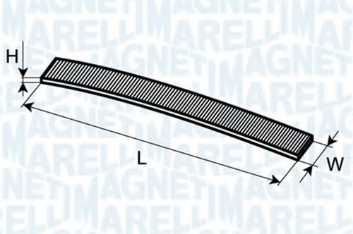 350203065080 MAGNETI MARELLI Салонный фильтр