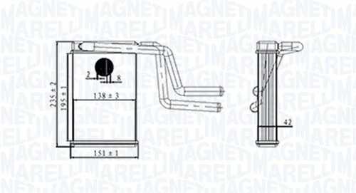 Теплообменник MAGNETI MARELLI 350218487000