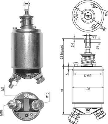 Амортизатор заднего стекла MAGNETI MARELLI 430719029600