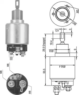 940113050271 MAGNETI MARELLI Реле втягивающее