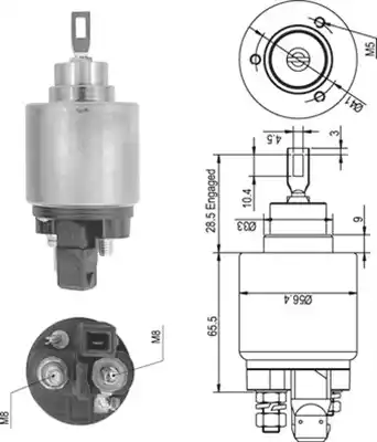 940113050343 MAGNETI MARELLI Реле втягивающее