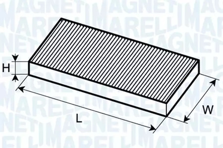 Салонный фильтр MAGNETI MARELLI 350203061410