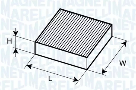 Фильтр салона MAGNETI MARELLI 350203062010