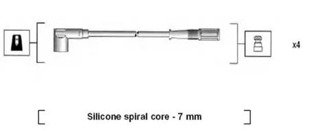 941095720610 MAGNETI MARELLI Комплект проводов зажигания