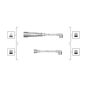 941319170003 MAGNETI MARELLI Комплект проводов зажигания