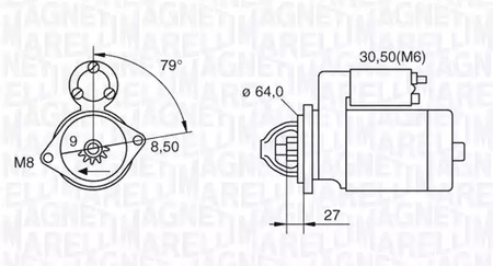 Стартер MAGNETI MARELLI 063280045010