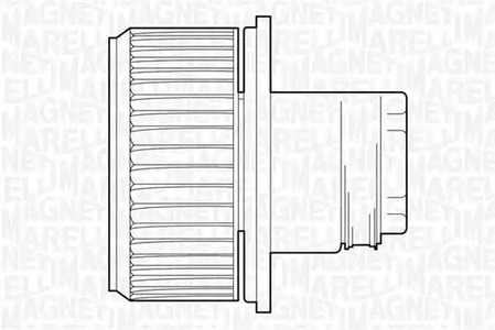 Вентилятор отопителя MAGNETI MARELLI 069412523010