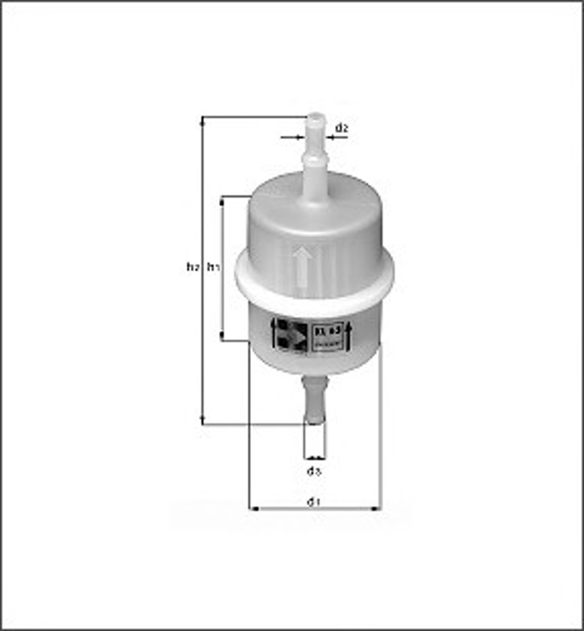 Фильтр топливный MAGNETI MARELLI 154076378870