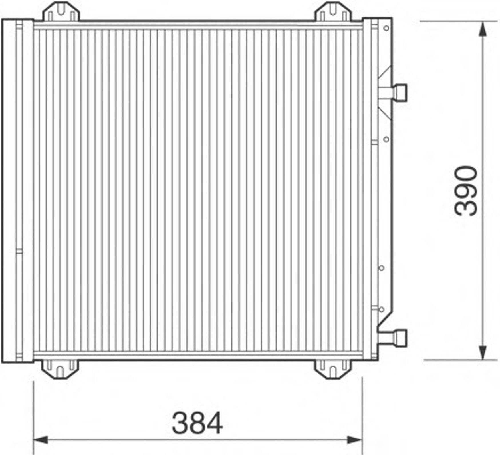 Конденсатор кондиционер MAGNETI MARELLI 350203218000