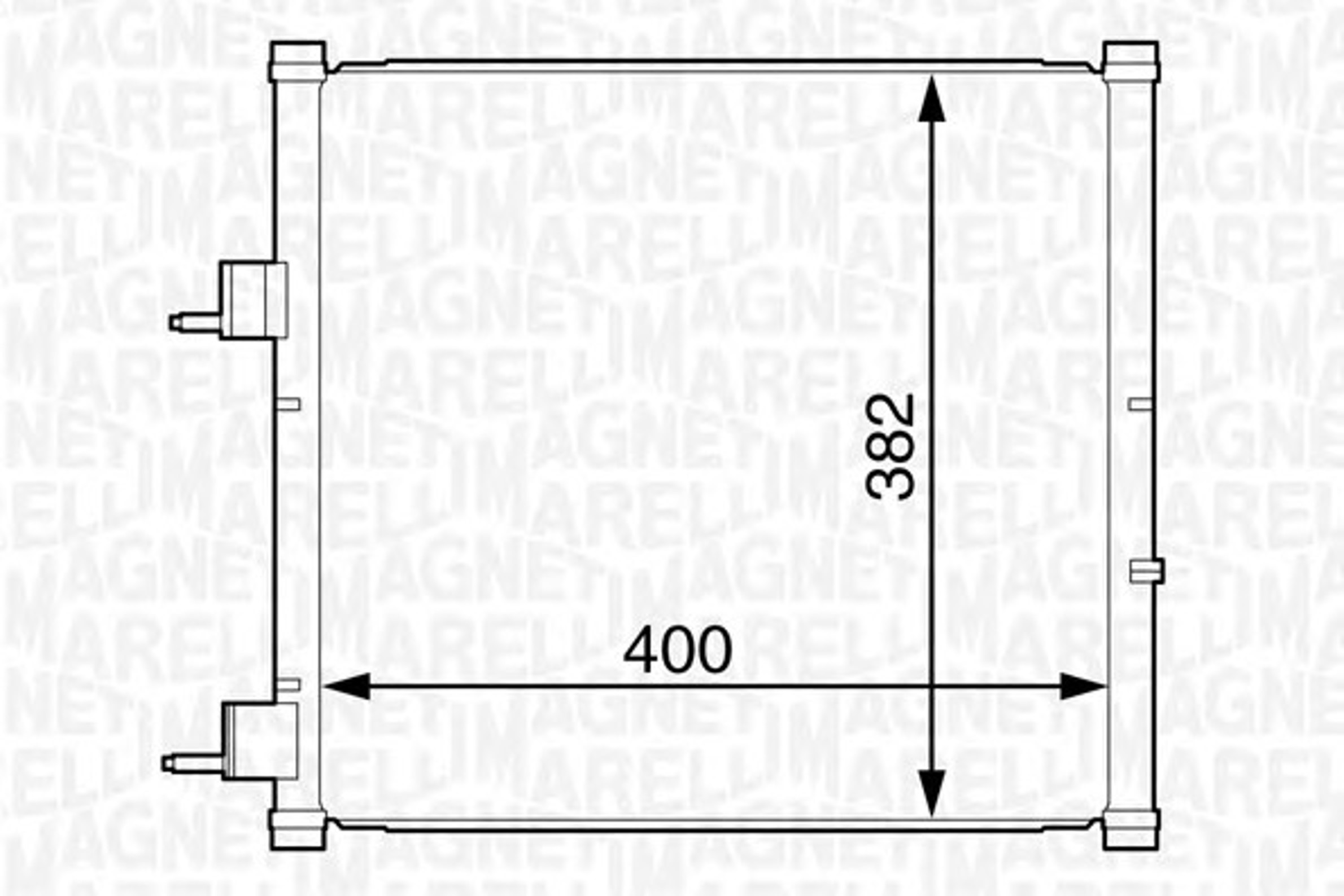 Конденсатор кондиционер MAGNETI MARELLI 350203227000