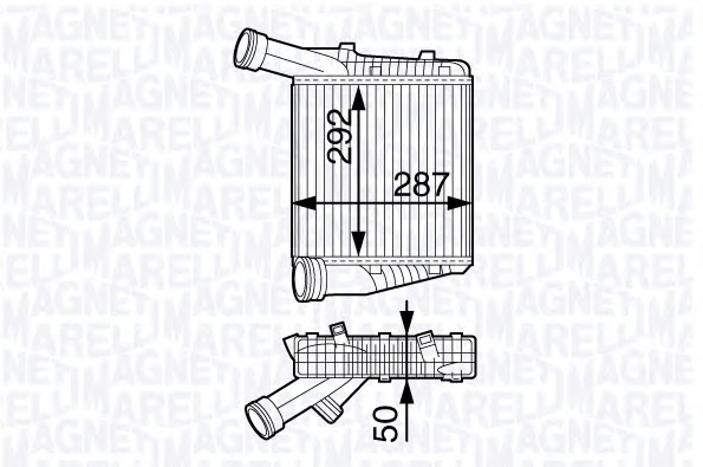 Интеркулер MAGNETI MARELLI 351319202230