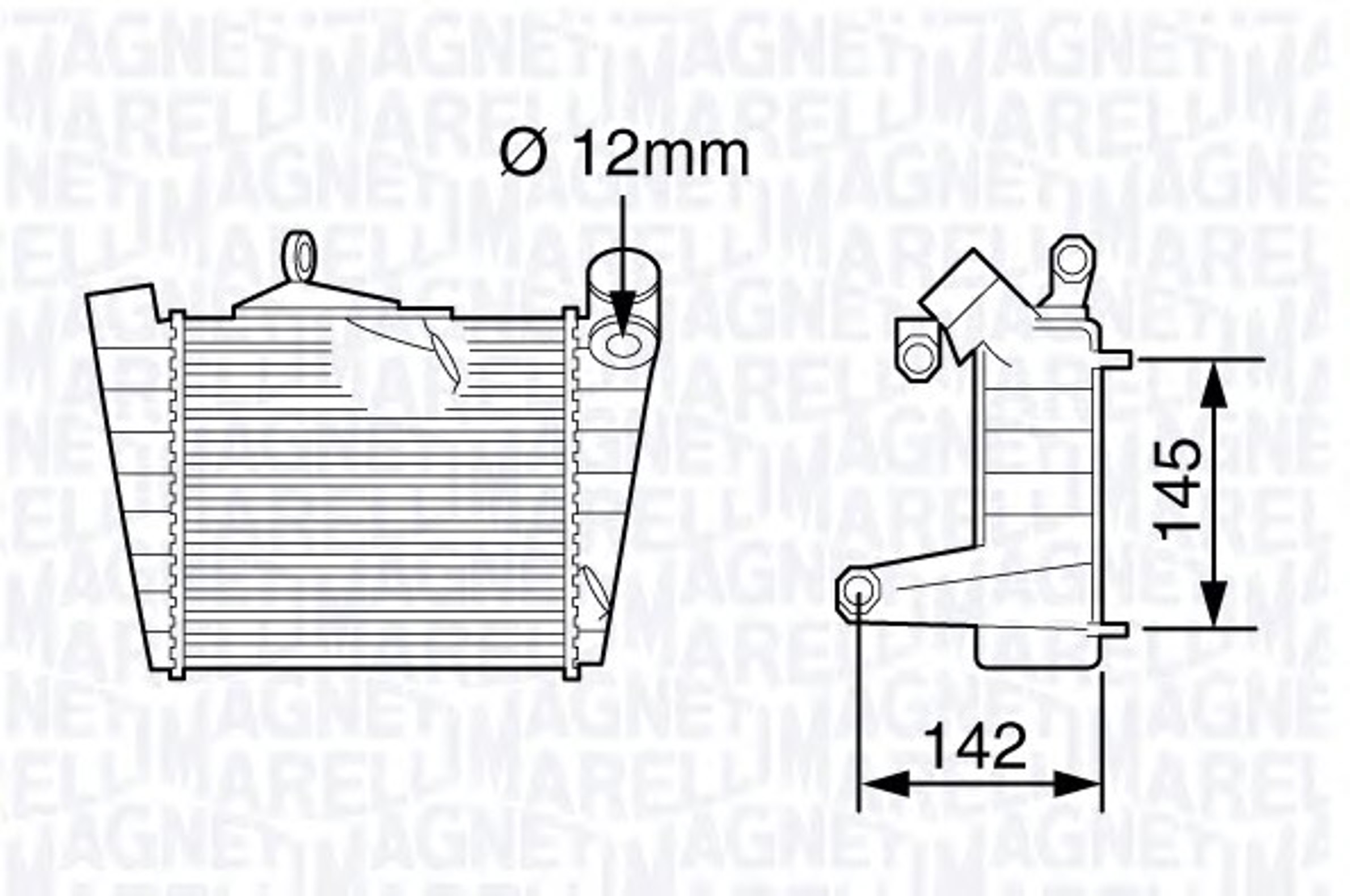 Интеркулер MAGNETI MARELLI 351319203620