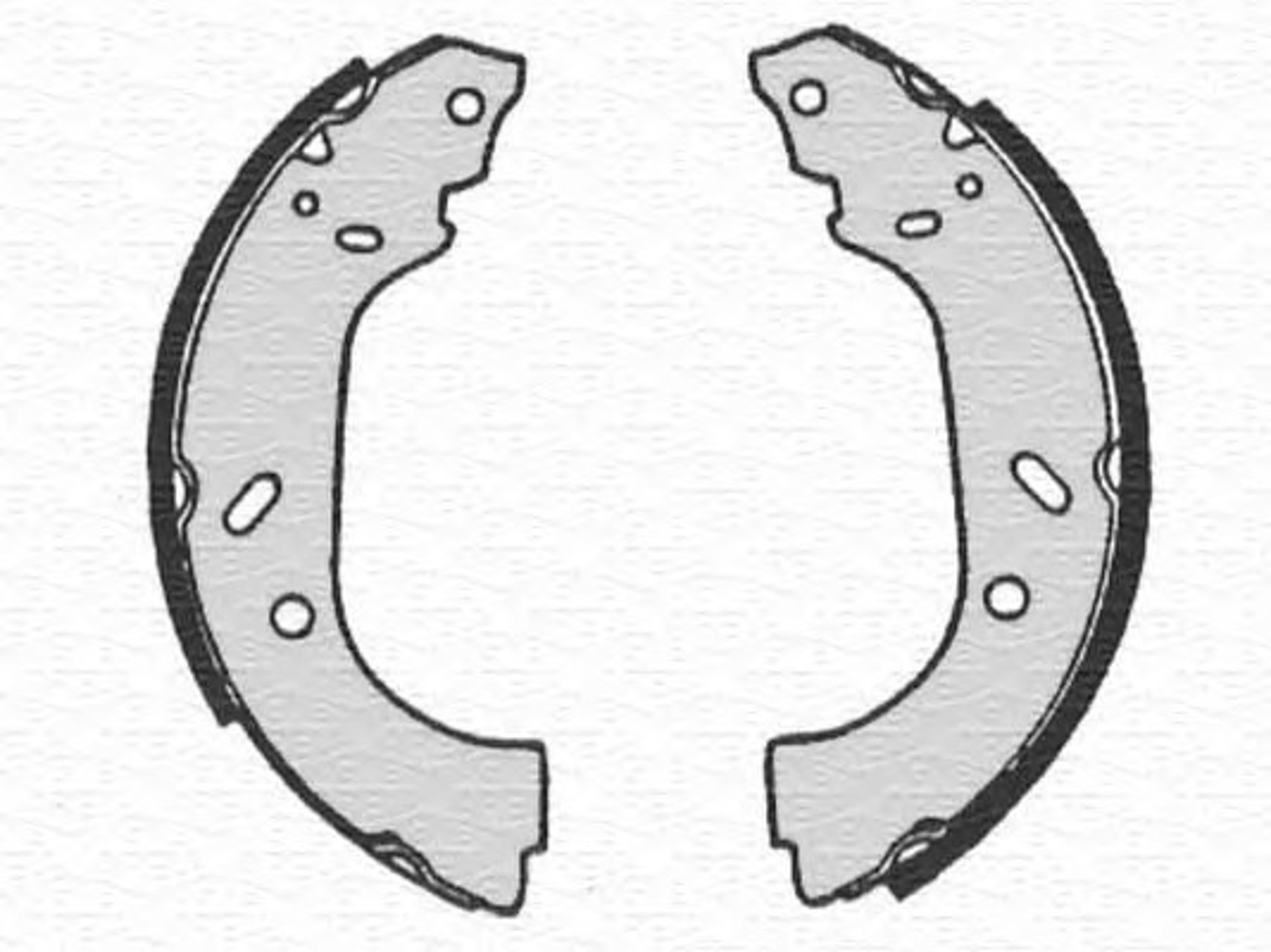 Колодки тормозные барабанные MAGNETI MARELLI 360219192163