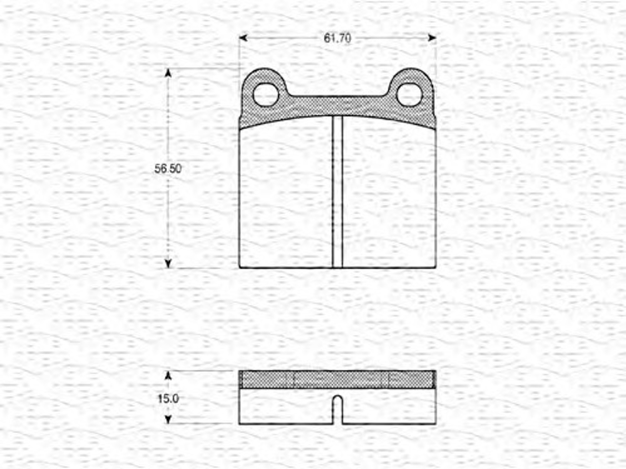 363702160080 MAGNETI MARELLI Комплект тормозных колодок, дисковый тормоз