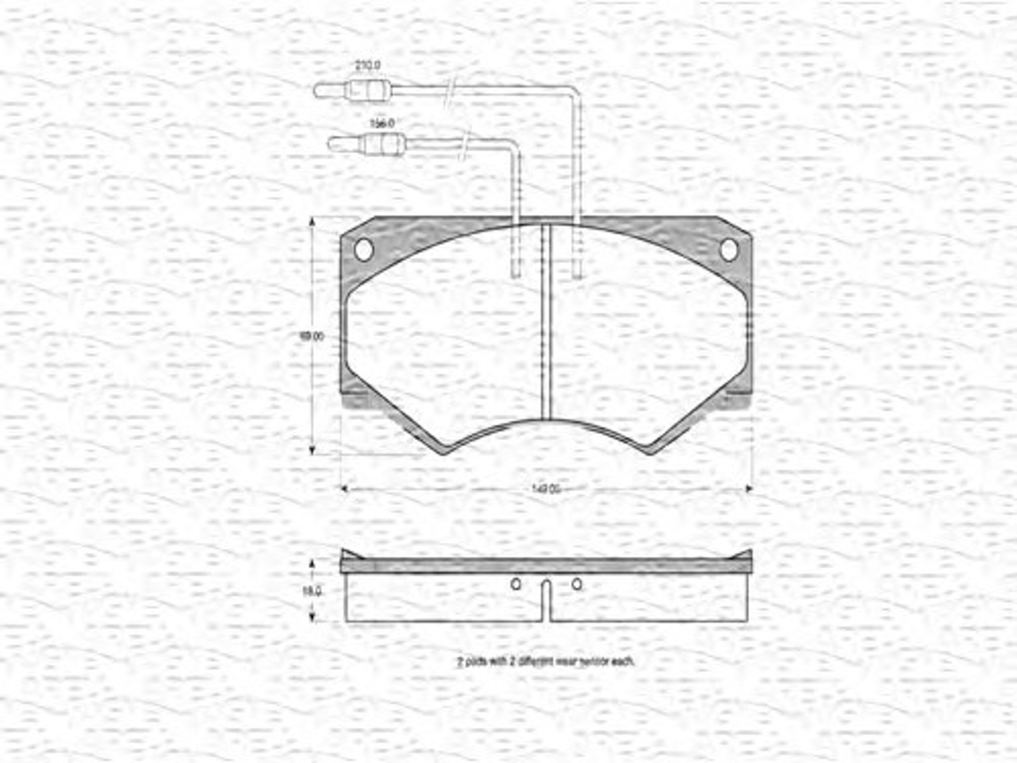 363702160126 MAGNETI MARELLI Колодки тормозные дисковые