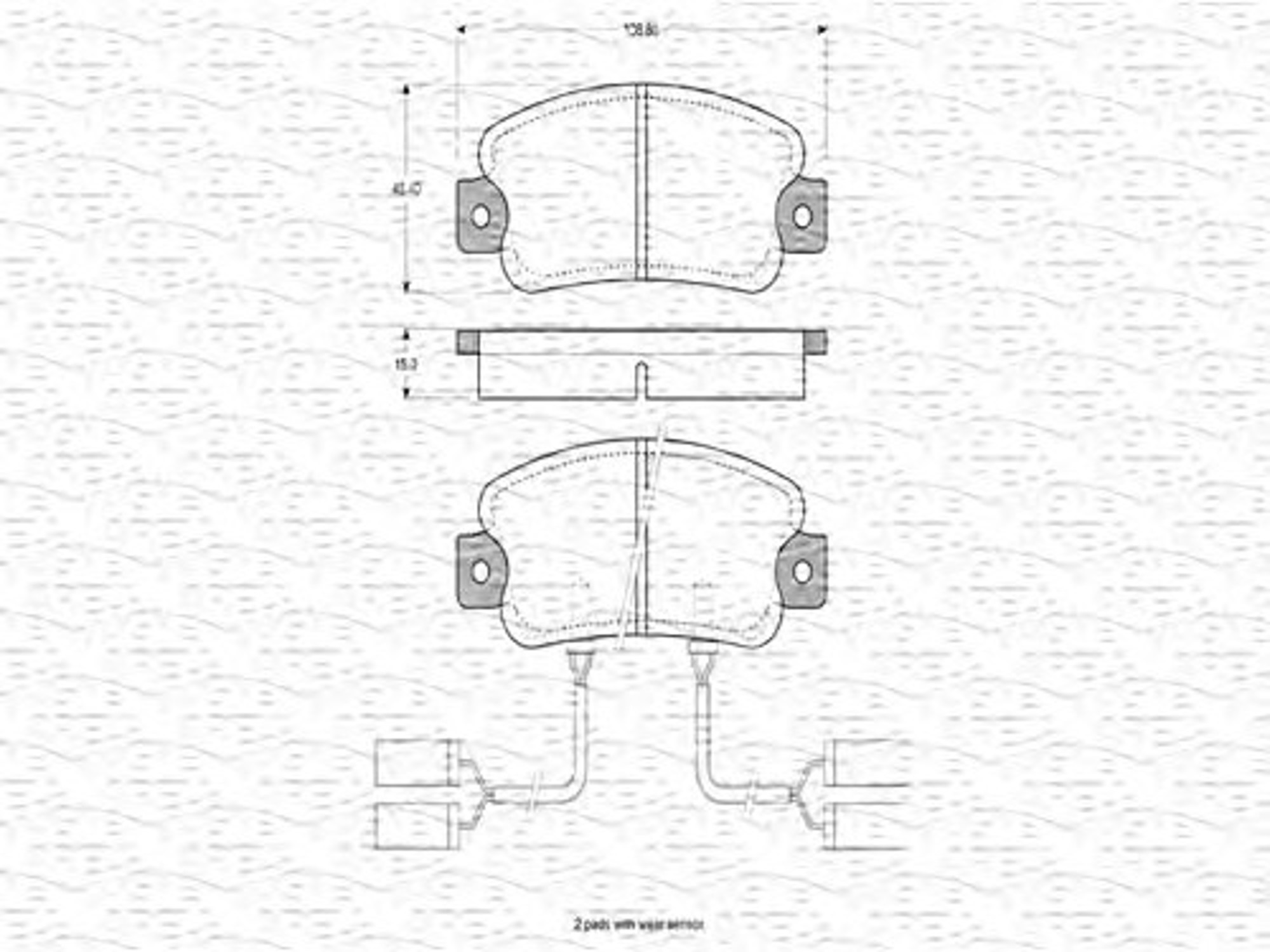 363702160172 MAGNETI MARELLI Колодки тормозные дисковые