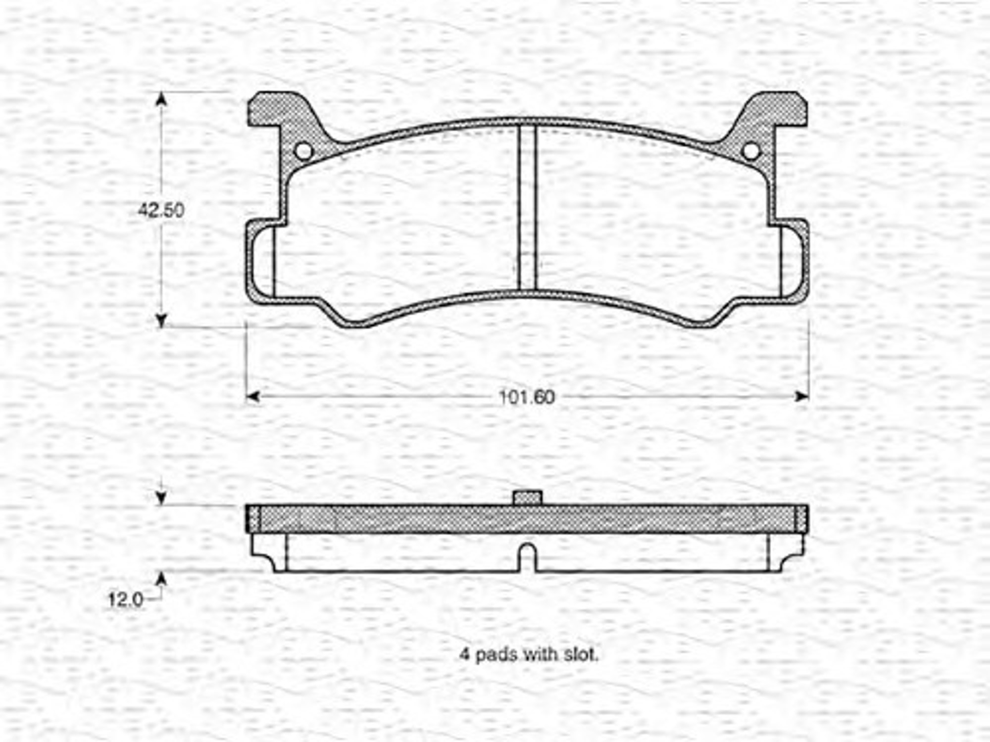 363702160817 MAGNETI MARELLI Колодки тормозные дисковые