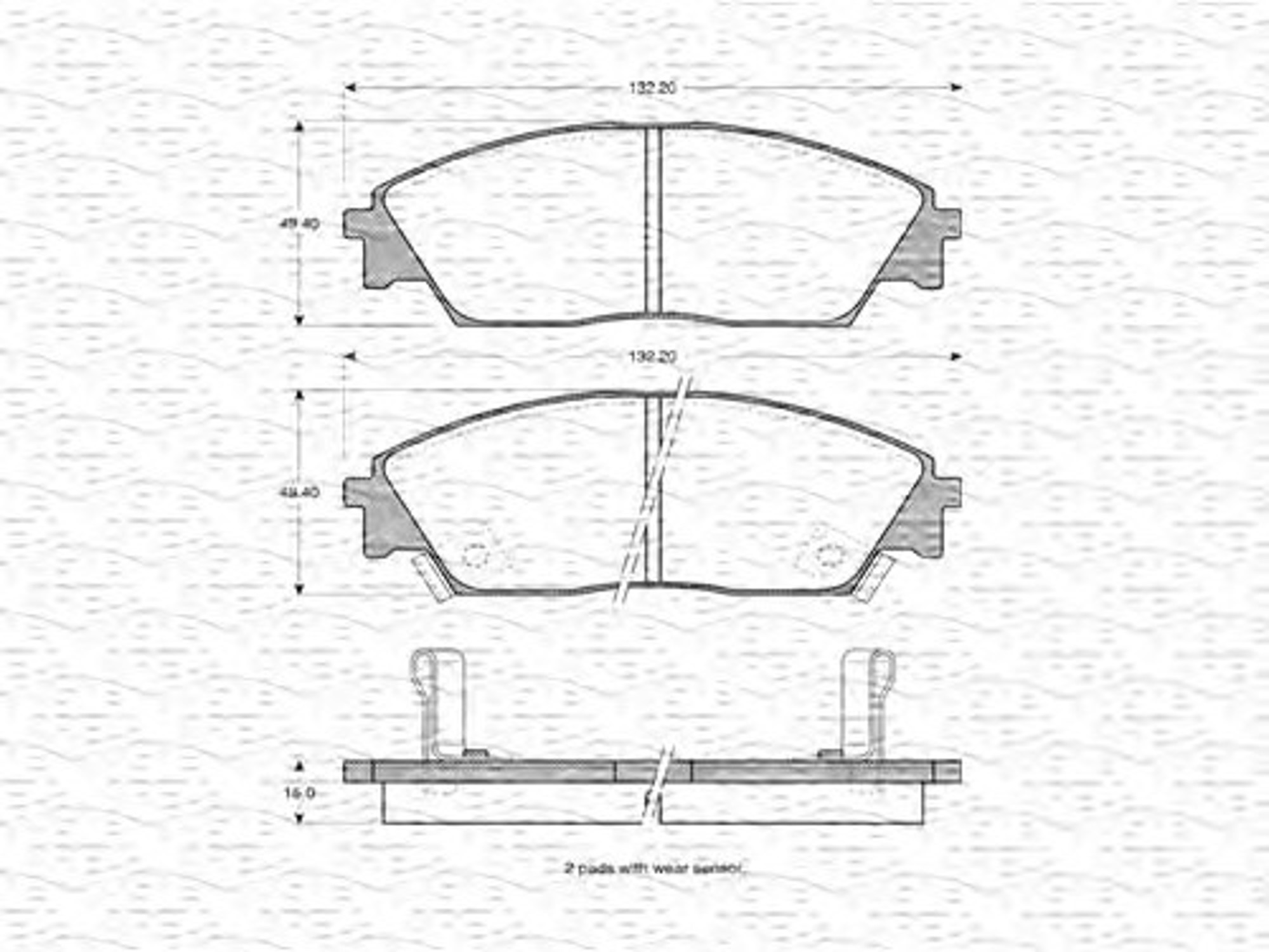 363702160903 MAGNETI MARELLI Колодки тормозные дисковые