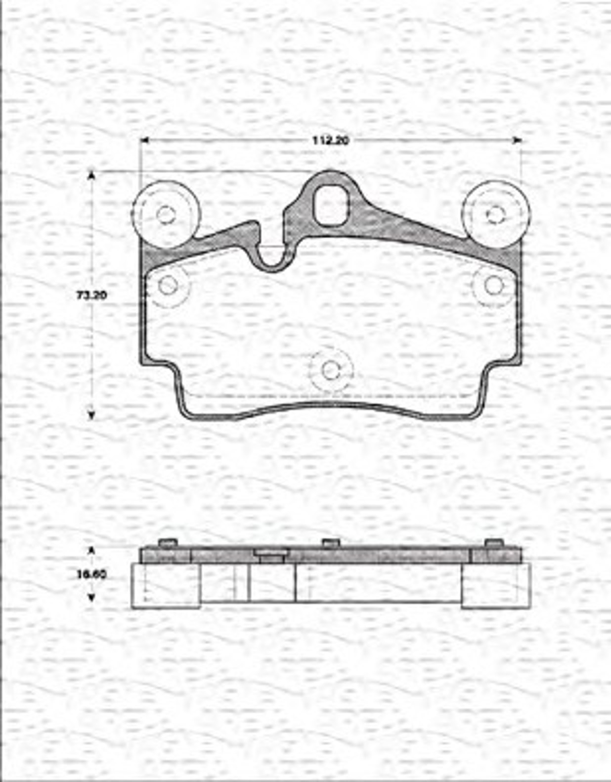 363702161393 MAGNETI MARELLI Комплект тормозных колодок, дисковый тормоз