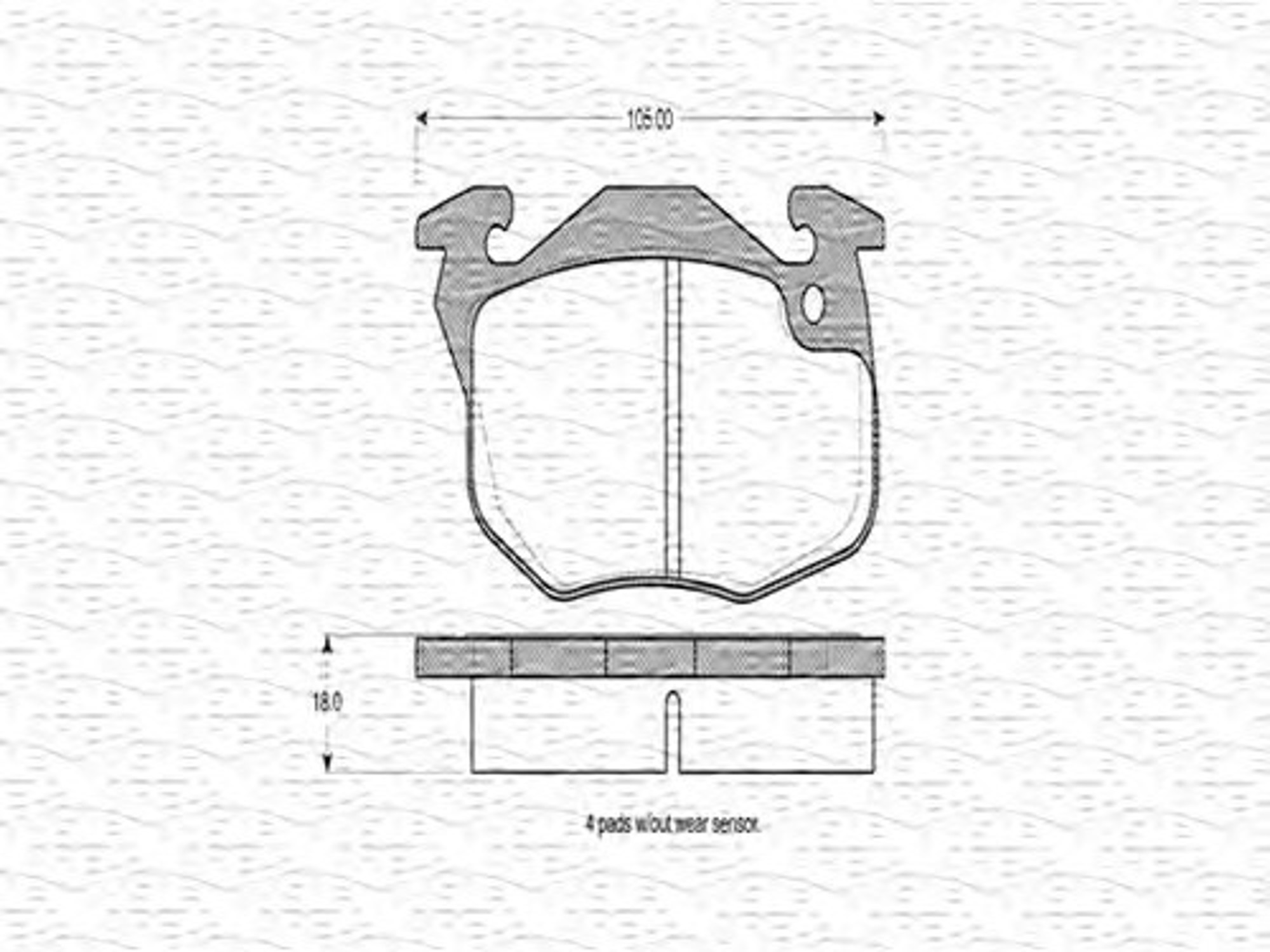 430216170215 MAGNETI MARELLI Колодки тормозные дисковые