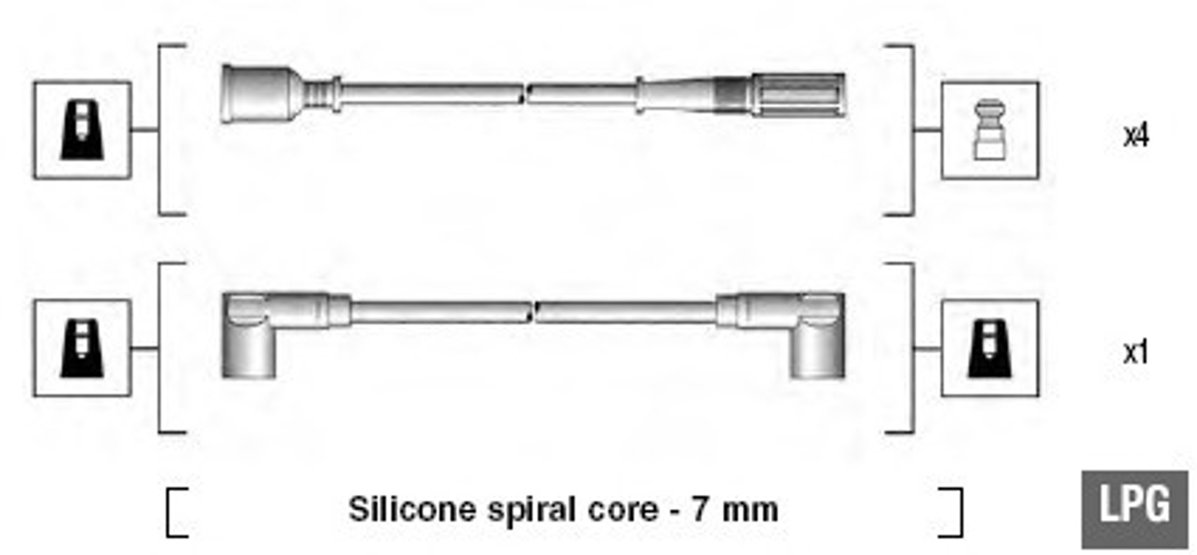 Комплект проводов зажигания MAGNETI MARELLI 941095640604