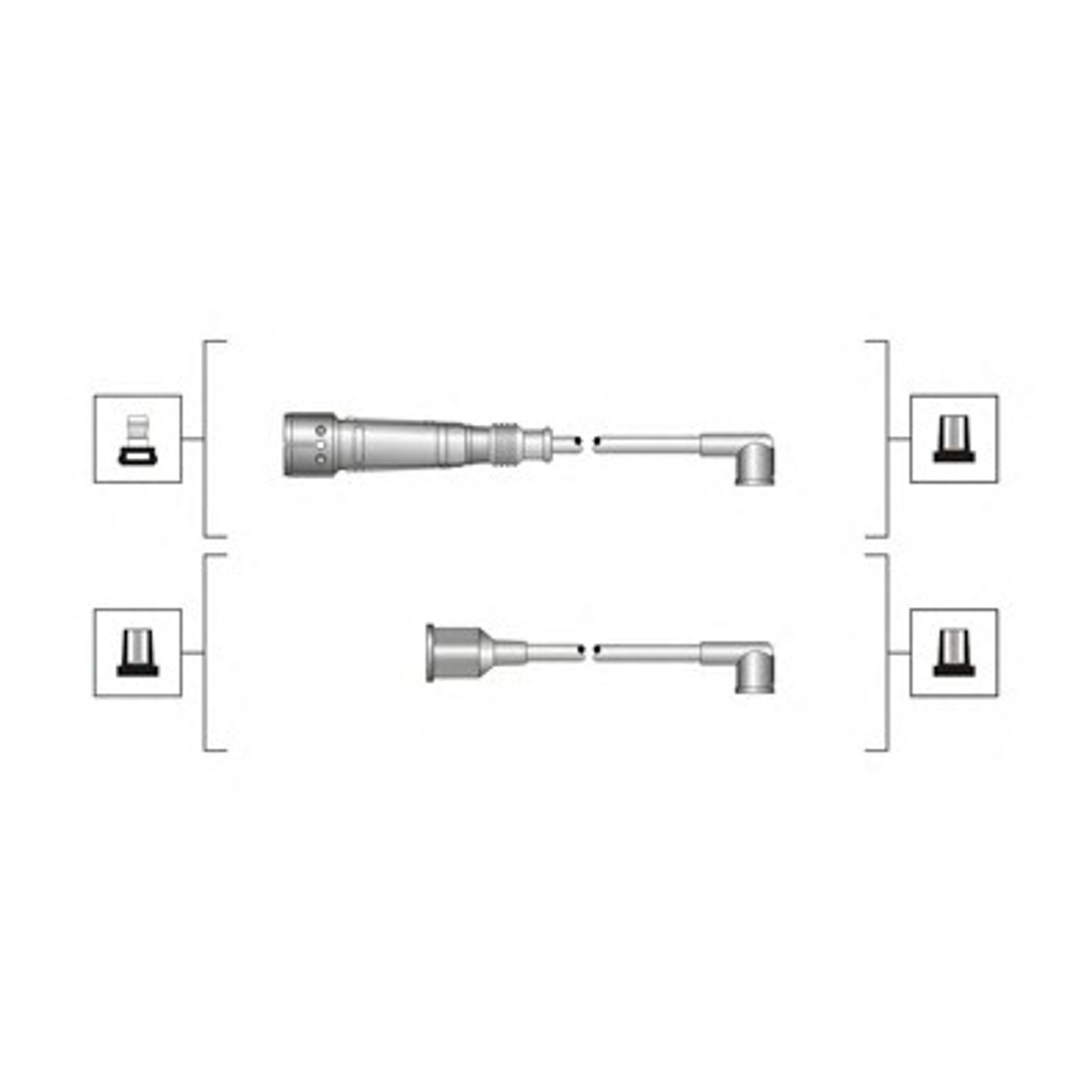 941319170017 MAGNETI MARELLI Комплект проводов зажигания