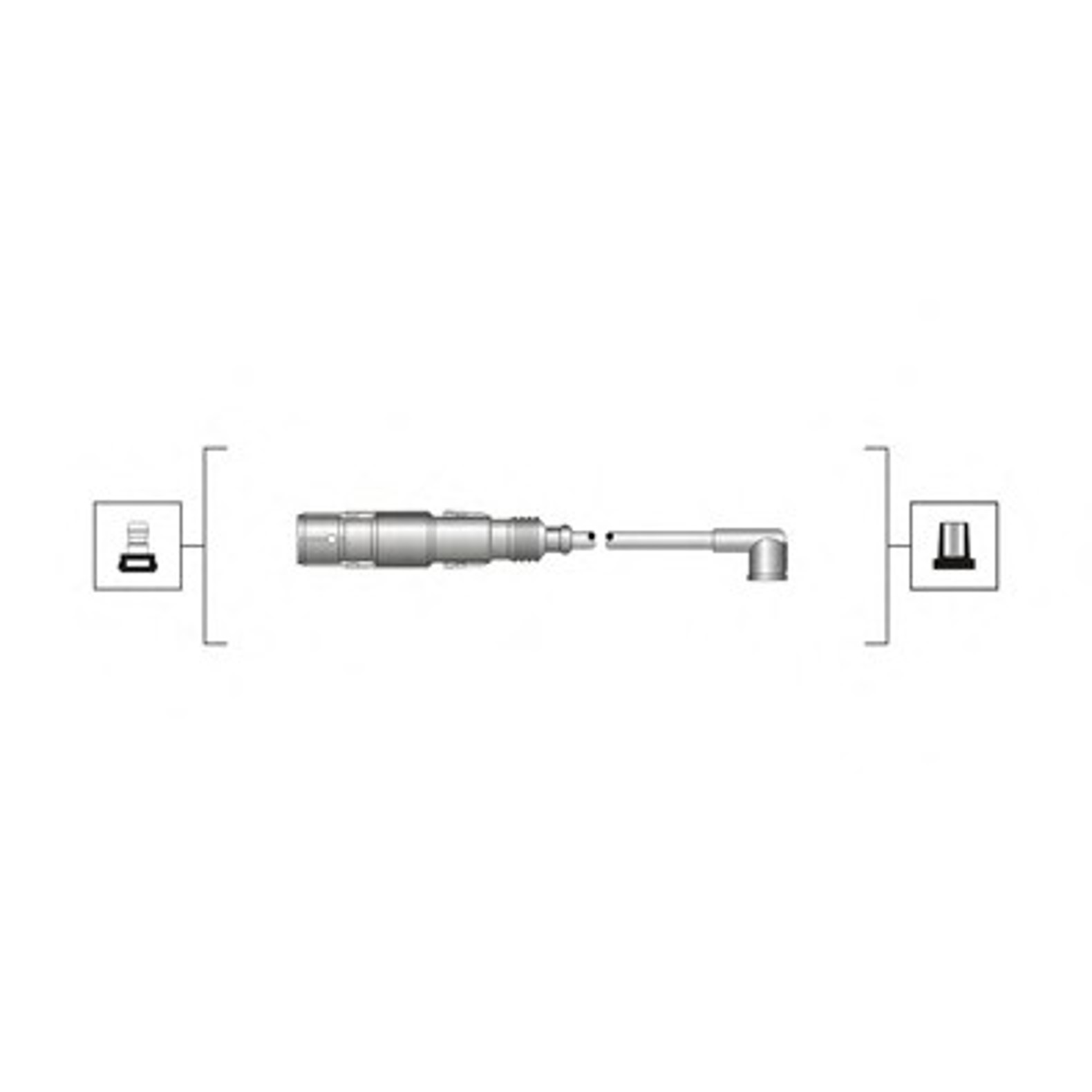 941319170025 MAGNETI MARELLI Комплект проводов зажигания