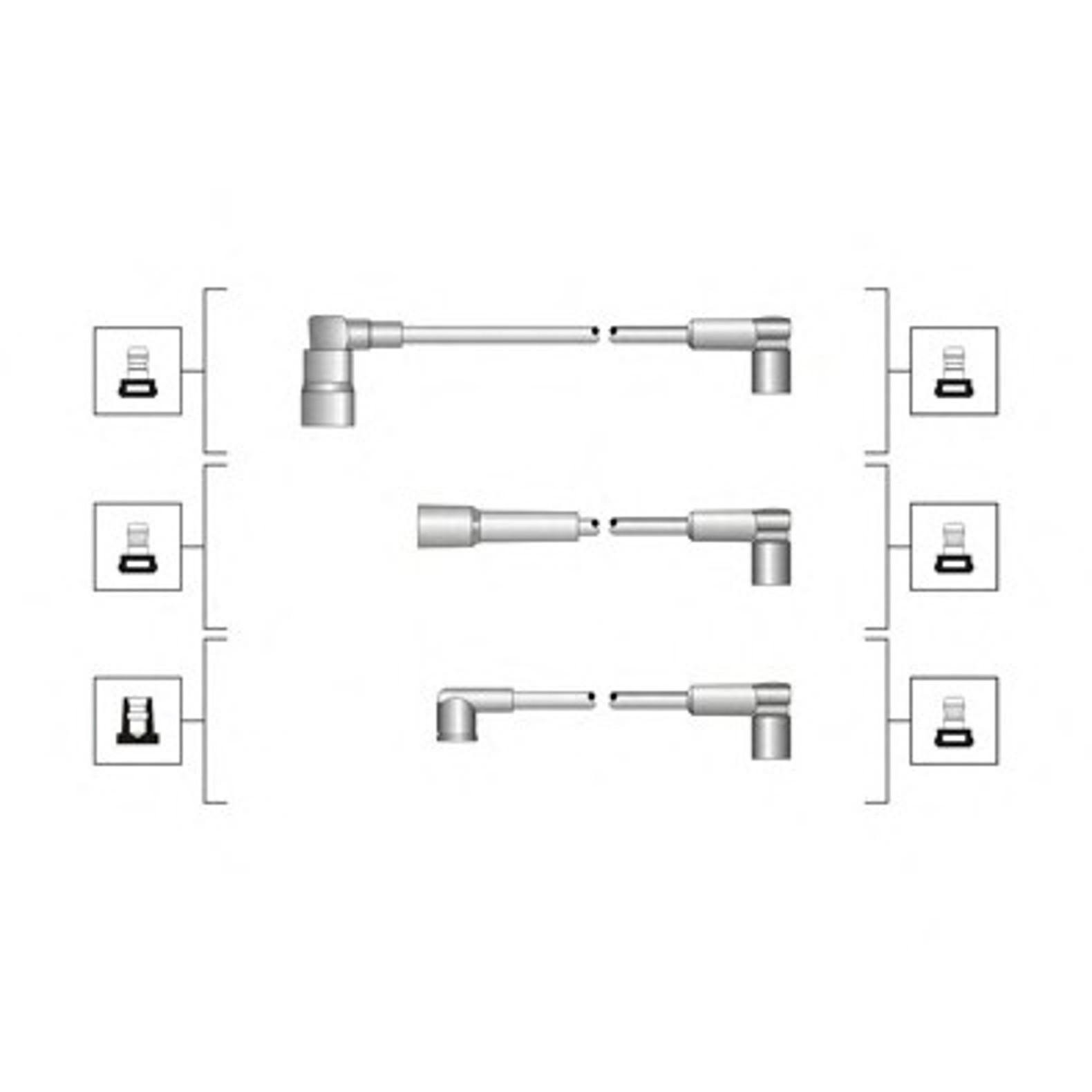 Комплект проводов зажигания MAGNETI MARELLI 941319170080