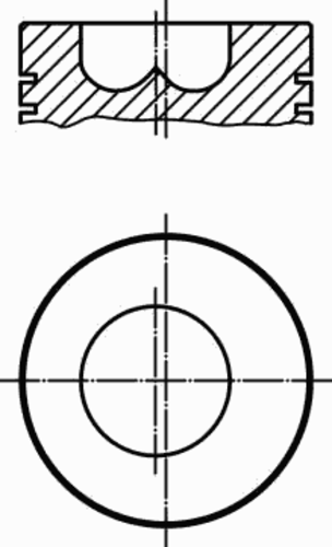Поршнекомплект MAHLE/KNECHT 009 89 01