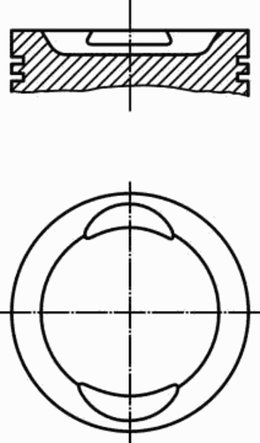 Поршень двигателя MAHLE/KNECHT 0094100