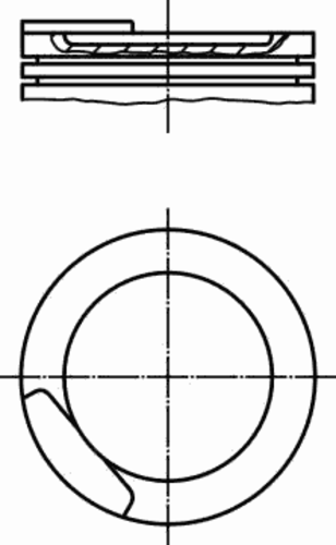 Поршень двс MAHLE/KNECHT 011 08 00