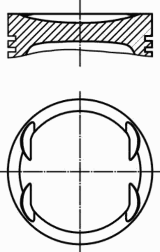 Поршень двс MAHLE/KNECHT 011 69 01
