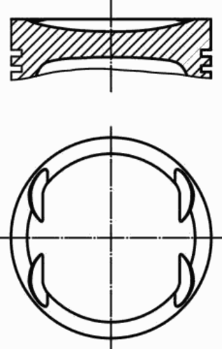 0116902 MAHLE/KNECHT Поршень ДВС