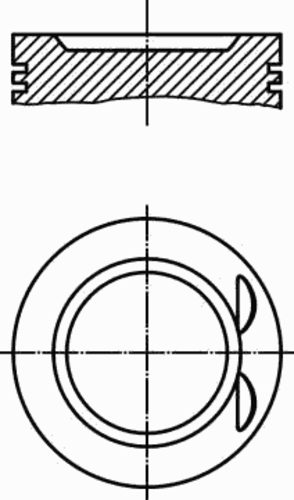 0117301 MAHLE/KNECHT Поршень ДВС