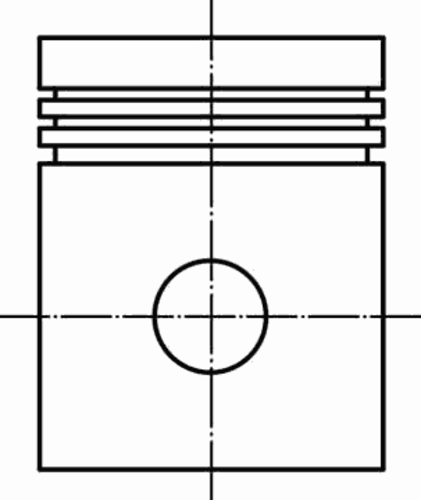 Поршень двс MAHLE/KNECHT 012 21 00