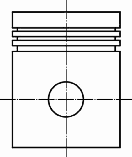 0121203 MAHLE/KNECHT Поршень ДВС