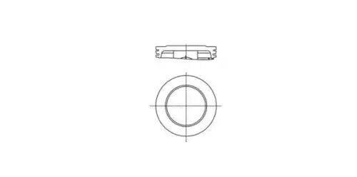 Поршень двс ford focus i / focus ii / fusion 1.4 98- std MAHLE/KNECHT 013PI00138000