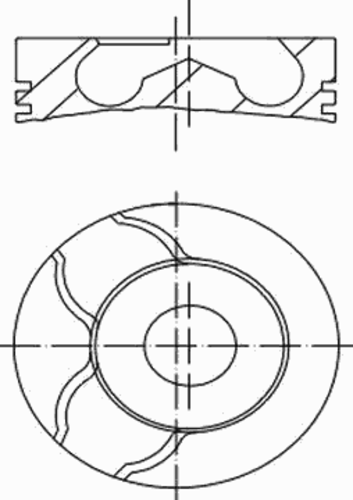 Поршень двс MAHLE/KNECHT 0220902