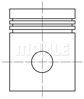 Поршнекомплект MAHLE/KNECHT 0222702