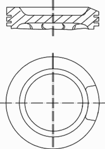 033 04 00 Mahle/Knecht Поршень ДВС