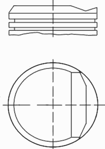 Поршень MAHLE/KNECHT 034 81 00