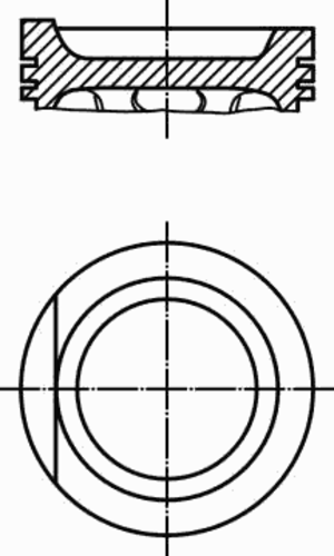 Поршень двс MAHLE/KNECHT 0347802