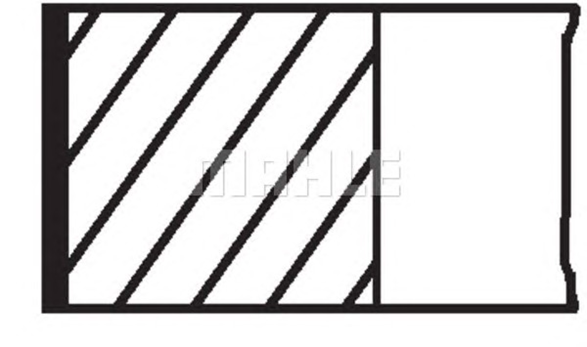Кольца поршневые MAHLE/KNECHT 043 76 N0