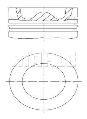 061 pi 00111 000 поршень r6 MAHLE/KNECHT 061 PI 00111 000