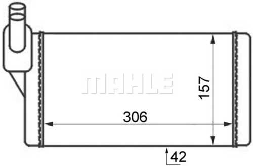 AH47000S Mahle/Knecht Радиатор отопителя