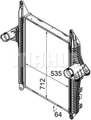Интеркулер MAHLE/KNECHT CI 178 000P