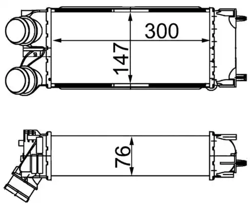 CI367000S MAHLE/KNECHT интеркулер