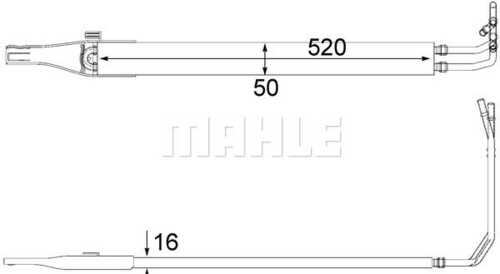 Масляный радиатор MAHLE/KNECHT CLC10000P