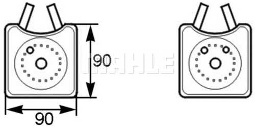 CLC161000S Mahle/Knecht Радиатор масляный